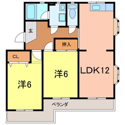 マンション布友の物件間取画像